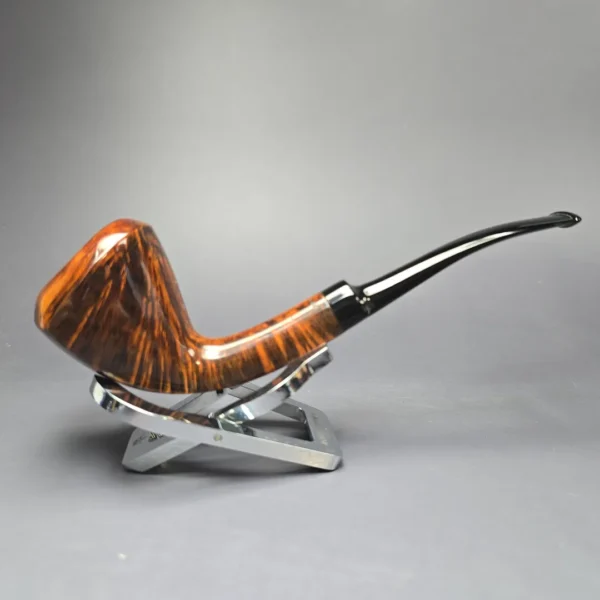 WO Larsen Birds Eyes Grade F Smooth Cobra Estate Briar Pipe, Danish Estates - Image 4