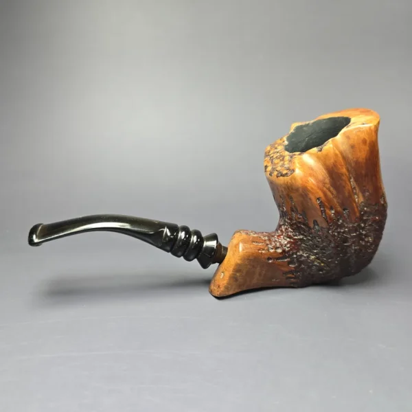 Nording Partially Rusticated Freehand Estate Briar Pipe, Danish Estates - Image 4