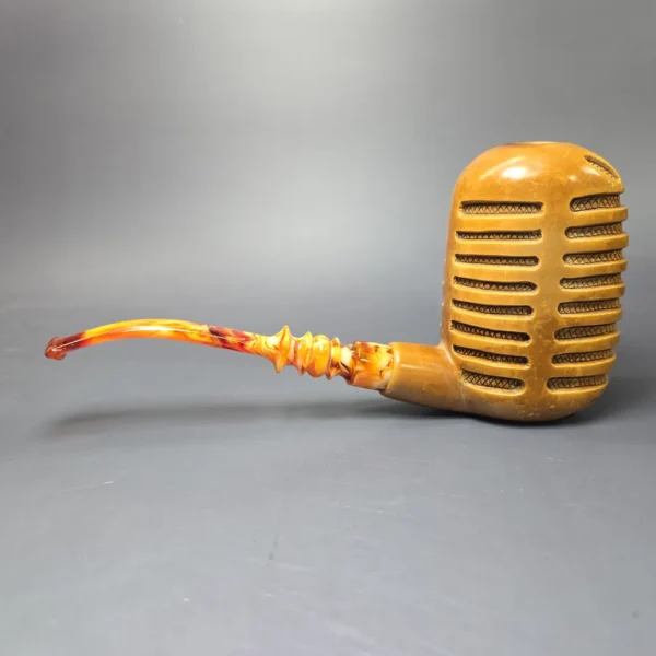 XXL Magnum Microphone Estate Block Meerschaum Pipe, Turkish Estates - Image 5