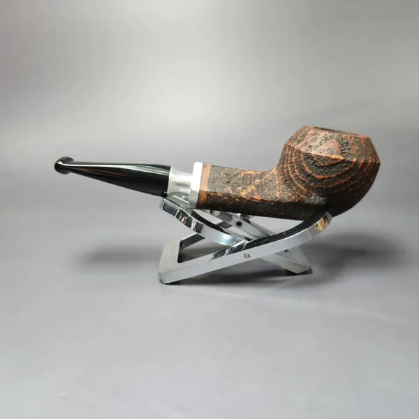 Nording Valhalla Spigot 351 Sandblasted Bulldog Estate Briar Pipe, Unsmoked, 9mm - Image 5