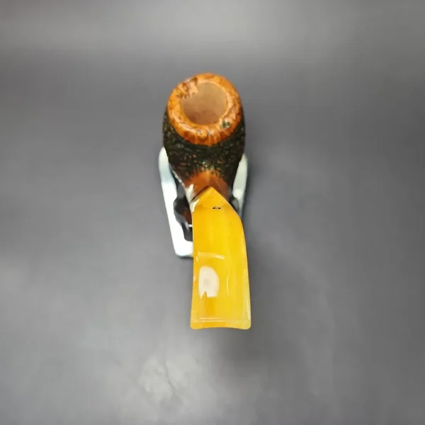 Pascucci Partially Rusticated Brandy Estate Briar Pipe, Unsmoked - Image 5