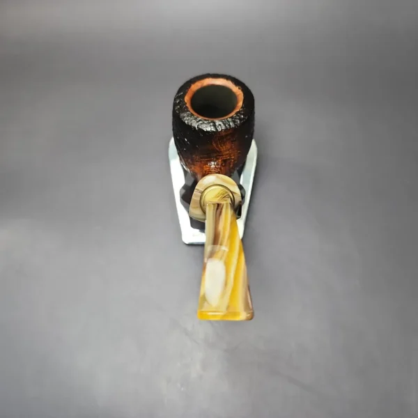 Neerup Structure Contrast Sandblasted Pot Estate Briar Pipe, Unsmoked - Image 5