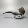 Sasieni 1946-70 Four Dot Rustic Regent Rusticated Bent Billiard Estate Briar Pipe, English Estates - Image 5