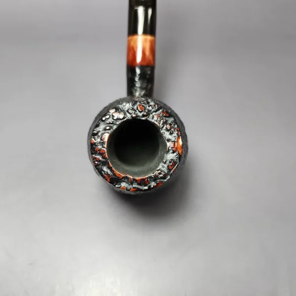 Johs Sandblasted Acorn Cherrywood Estate Briar Pipe, Danish Estates - Image 5