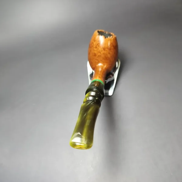 Edward's XL Smooth Egg w/ Acrylic Estate Briar Pipe, American Estates - Image 5