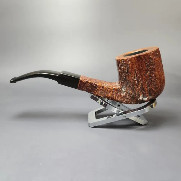 Savinelli Hercules 619 EX Panel Bent Pot Estate Briar Pipe, Italian Estates - Image 5