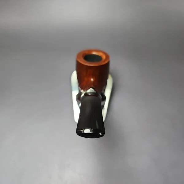 Sasieni 4 Dot Walnut 55 Smooth Bent Pot Estate Briar Pipe, English Estates - Image 5