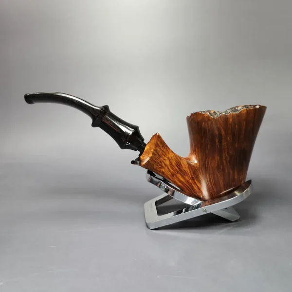 Preben Holm Rungsted Norseman XL Smooth Freehand Estate Briar Pipe, Unsmoked - Image 5