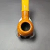 Savinelli Mini Yellow 321 Smooth Author Estate Briar Pipe, Unsmoked, 6mm - Image 6