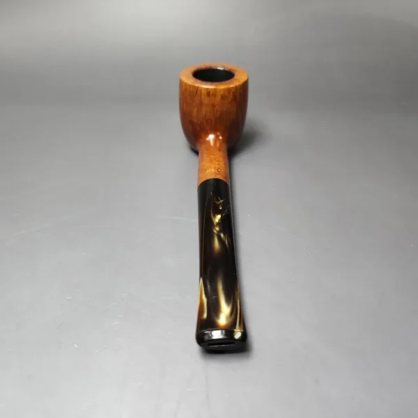 Unknown Smooth Pot Sitter Estate Briar Pipe, Other Estates - Image 5