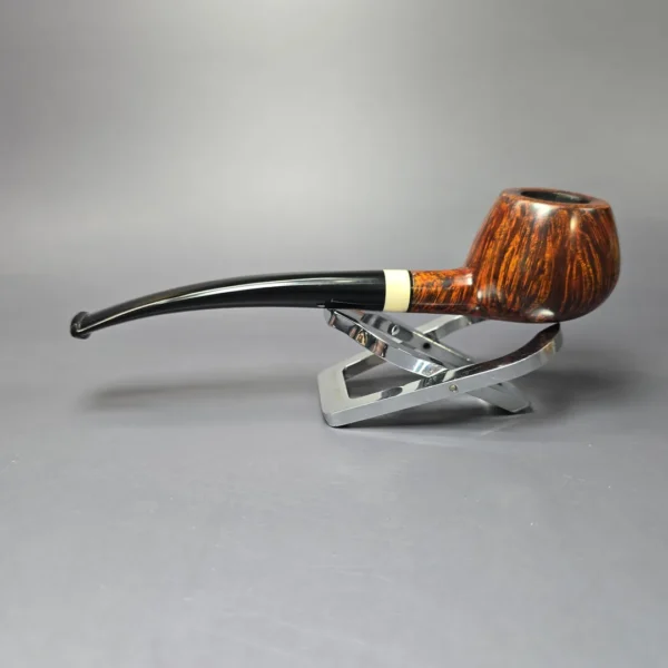 Davide Iafisco Smooth Prince w/ Antler Estate Briar Pipe, Italian Estates - Image 5