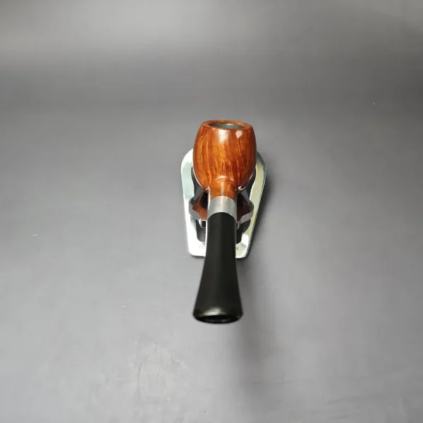 Kaywoodie Pre-1977 Signet Smooth Apple w/ Aluminum Estate Briar Pipe, Unsmoked - Image 5
