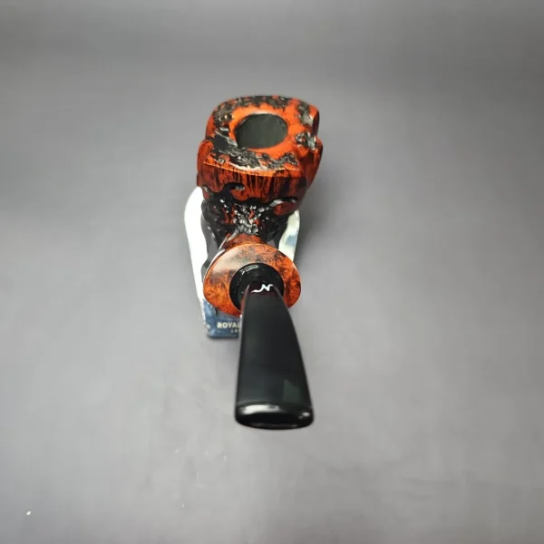 Nording Moss Partially Rusticated Freehand Estate Briar Pipe, Unsmoked - Image 5