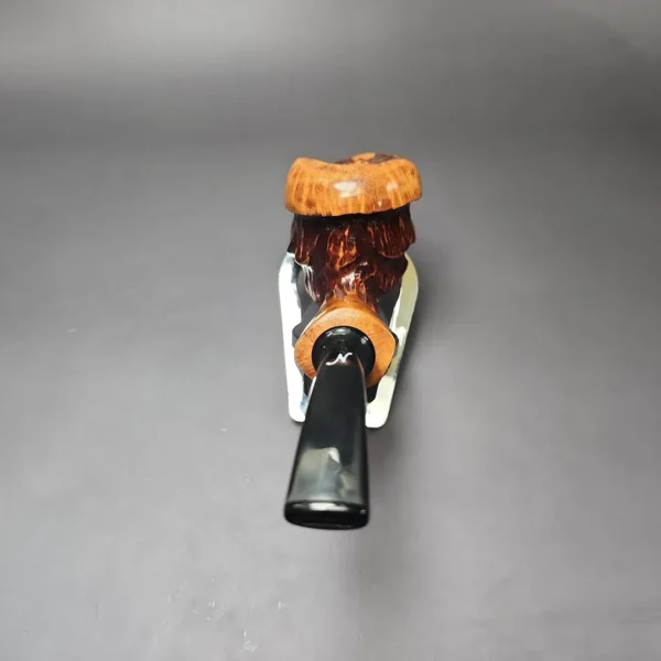 Nording Spruce Cone Partially Rusticated Freehand Estate Briar Pipe, Unsmoked - Image 5
