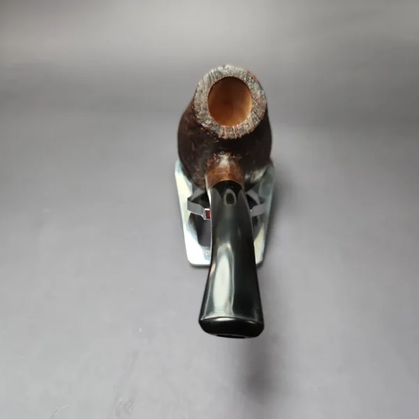 Mina Pipes Sandblasted Volcano Estate Strawberry Briar Pipe, Unsmoked - Image 5