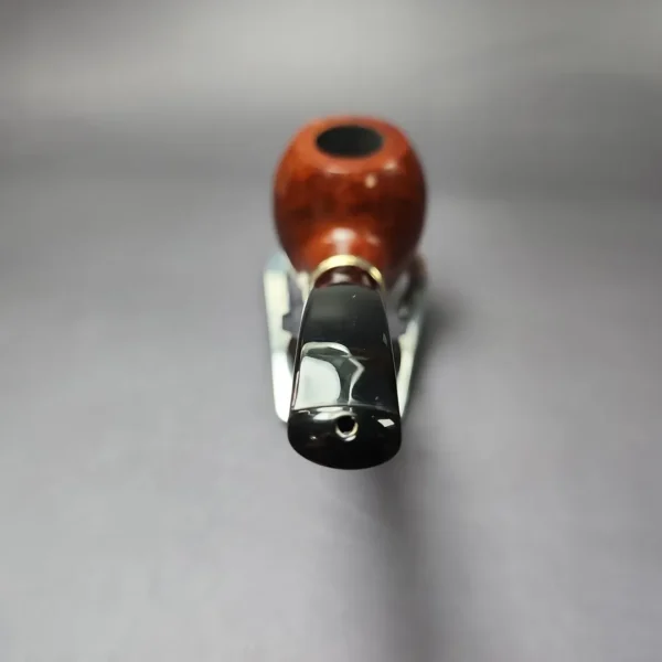 Vauen 3210 Smooth Apple w/ Brass Estate Briar Pipe, Unsmoked, 9mm - Image 5