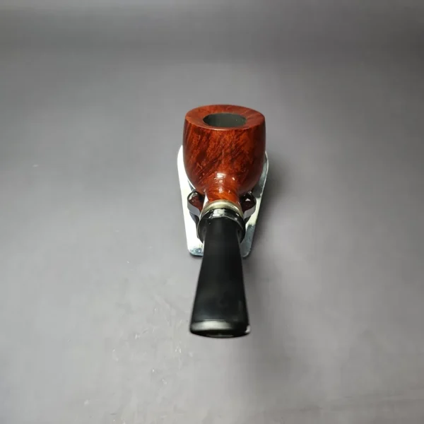 Vauen 3314 Smooth Pot w/ Brass Estate Briar Pipe, Unsmoked, 9mm - Image 5