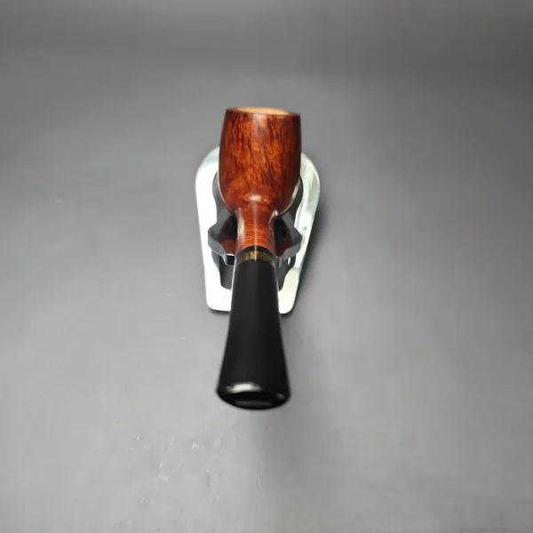 BST (Todd Bannard) One Foot Grade Smooth Billiard w/ Horn Estate Briar Pipe, Unsmoked - Image 5