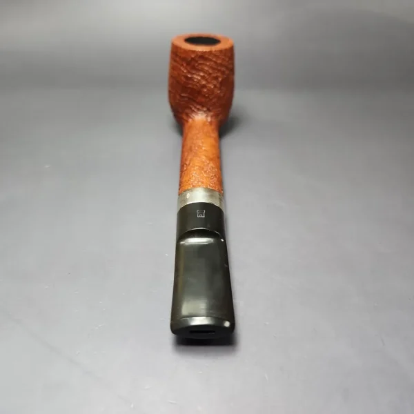 Castleford (Colin Fromm) XL Sandblasted Lumberman Estate Briar Pipe, Unsmoked - Image 5