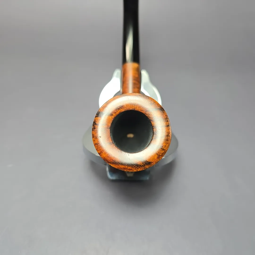 Herriot Pipes Smooth Golden Contrast Bell Dublin Handmade Briar Pipe, New - Image 5