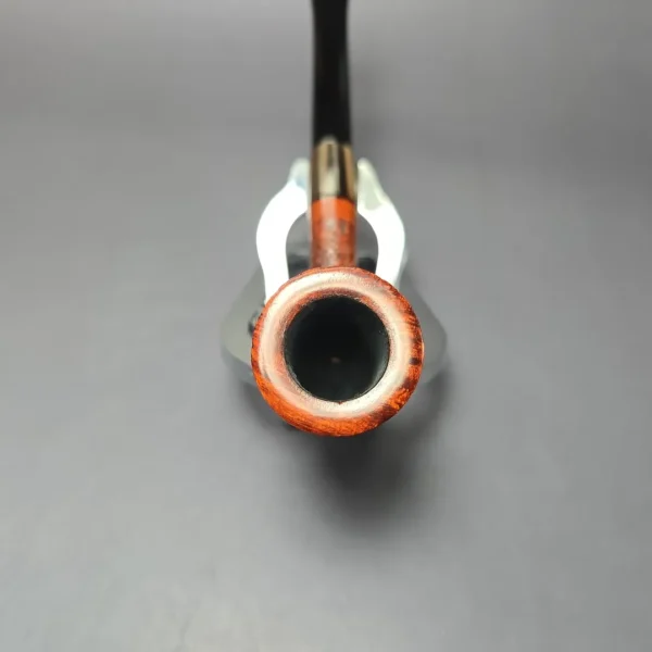 Herriot Pipes Partially Sandblasted "Arne Jacobsen" Dublin w/ Horn Estate Briar Pipe, Unsmoked - Image 5