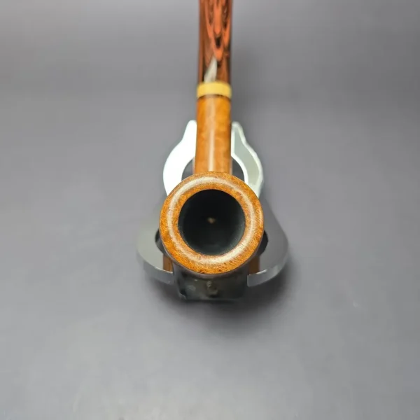 Herriot Pipes Smooth Billiard w/ Boxwood Handmade Briar Pipe, New - Image 5