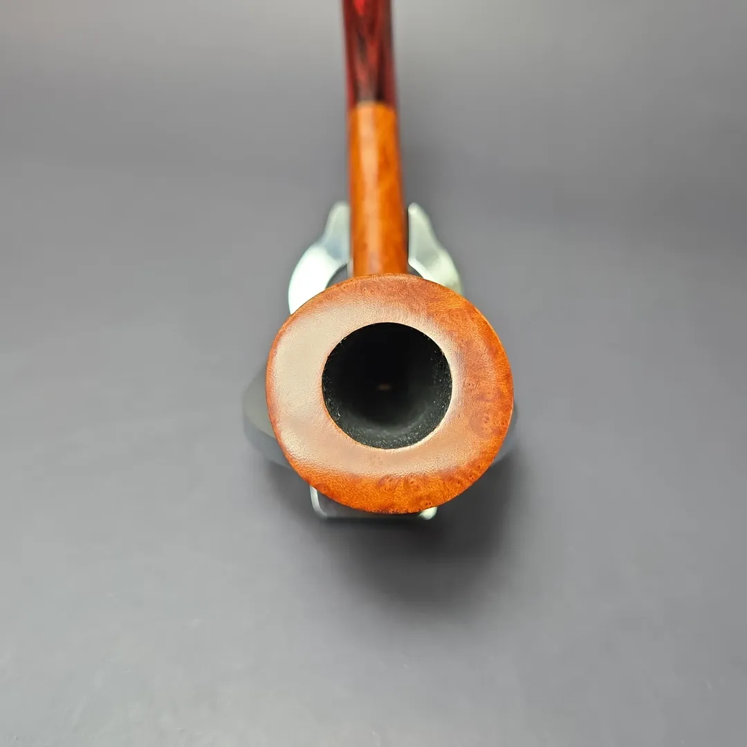 Bruno Nuttens Hand Made Smooth Twiggy Dublin w/ Cumberland Handmade Briar Pipe, New - Image 5