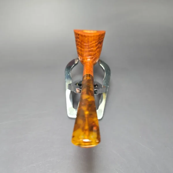 Wolff Pipes "Icarus" Sandblasted Dublin Handmade Strawberry Briar Pipe, New - Image 5