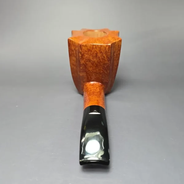 Baldo Baldi Smooth Fluted Dublin Sitter Estate Briar Pipe, Unsmoked - Image 5