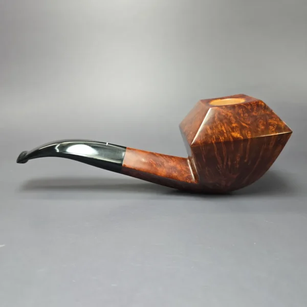 Baldo Baldi Magnum Smooth Diamond Bulldog Estate Briar Pipe, Unsmoked - Image 5