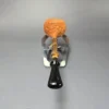 C-Pipe Partially Rusticated Prince w/ Bamboo Handmade Briar Pipe, New - Image 5