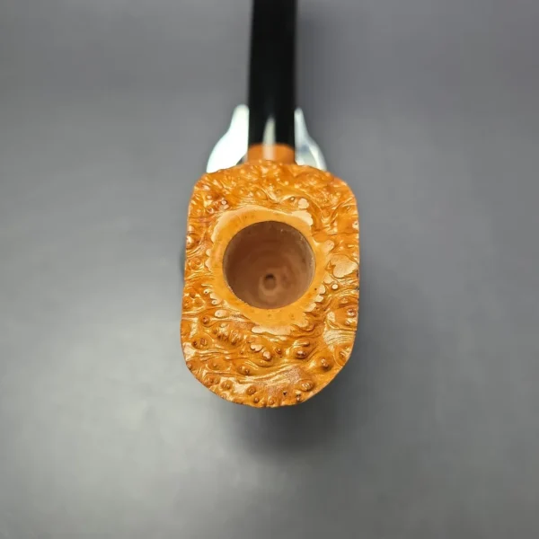 Moretti 2018 XL Rusticated Freehand Dublin Estate Briar Pipe, Unsmoked - Image 5