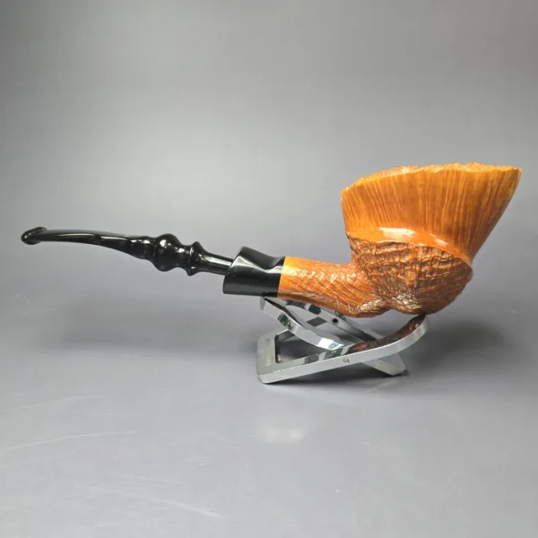 Preben Holm Delight XL Partially Sandblasted Freehand Estate Briar Pipe, Unsmoked - Image 5