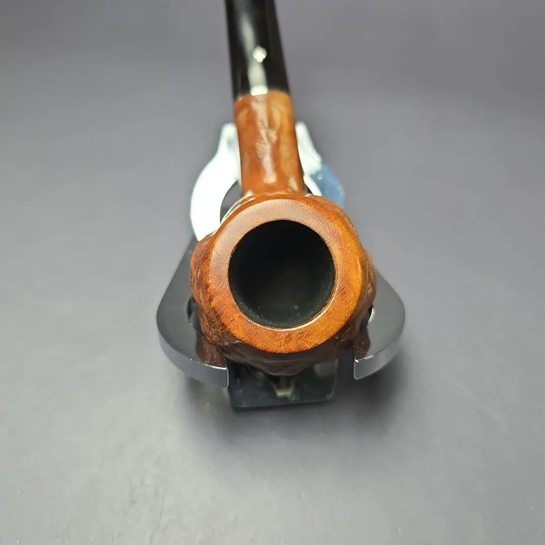 Kaywoodie Drinkless Tuckaway Rusticated Nosewarmer Apple Estate Briar Pipe, American Estates - Image 5