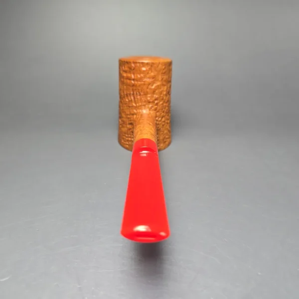 Ryan Alden Queen of Hearts Sandblasted Tipsy Poker Estate Briar Pipe, Unsmoked - Image 5