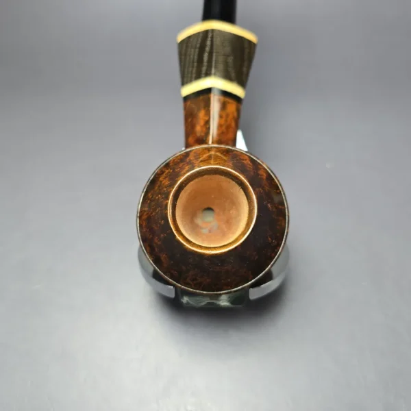 Stephen Downie Smooth Bulldog w/ Privet & Morta Estate Briar Pipe, Unsmoked - Image 5