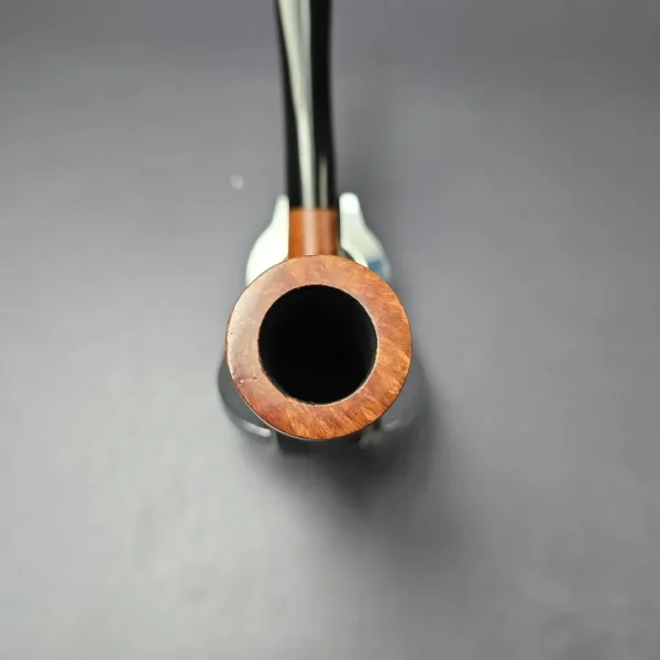 Tsuge Topper Smooth Nosewarmer Stack Estate Briar Pipe, Japanese Estates - Image 5