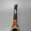 Sasieni Family Era Four Dot Ruff Root Stratford Sandblasted Bent Billiard Estate Briar Pipe, English Estates - Image 6