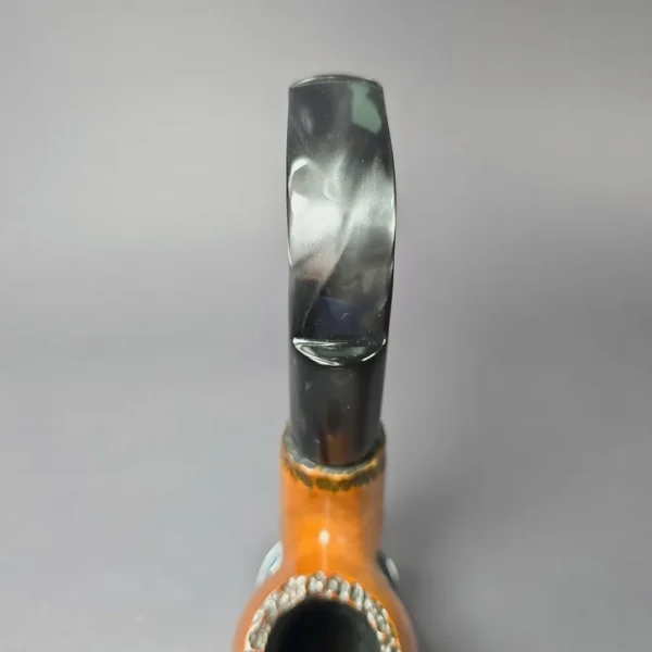 JM Boswell 2012 Spot Carved Oom Paul Estate Briar Pipe, American Estates - Image 6