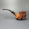 Micoli (Robert Burns) Rusticated Freehand Sitter Estate Briar Pipe, Unsmoked - Image 6