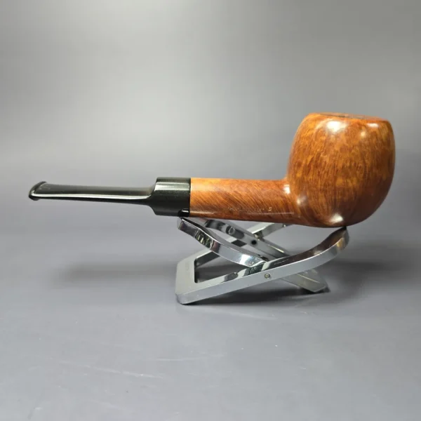 Sasieni Family Era Four Dot Natural Hurlingham S Smooth Apple Estate Briar Pipe, English Estates - Image 6