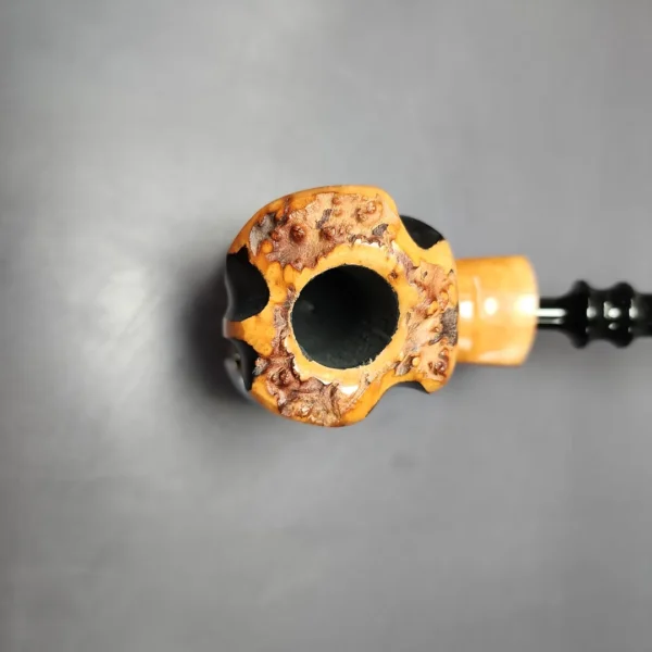 Nording Spiral Natural Smooth Freehand Estate Briar Pipe, Unsmoked - Image 6