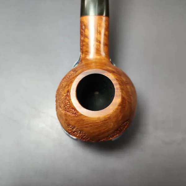 Edward's Spot Carved Squat Rhodesian Estate Briar Pipe, American Estates - Image 6