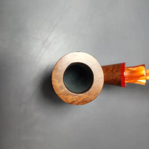 Unknown Smooth Poker Estate Briar Pipe, American Estates - Image 6