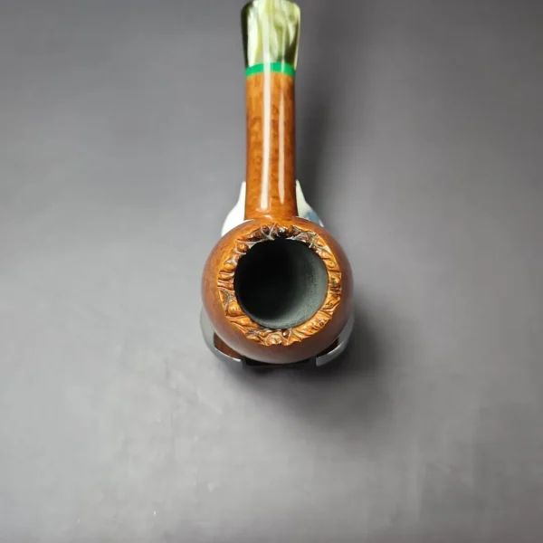 Edward's XL Smooth Egg w/ Acrylic Estate Briar Pipe, American Estates - Image 6
