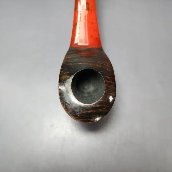 Unknown Smooth Scoop w/ Acrylic Estate Briar Pipe, French Estates - Image 6