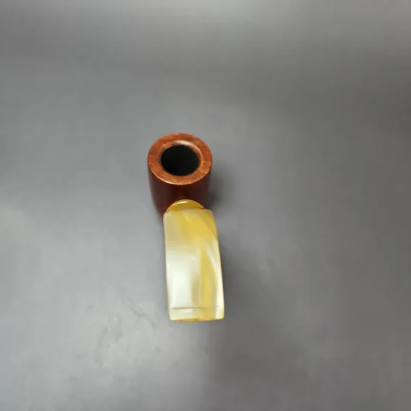 Savinelli Oscar Lucite 604 KS Smooth Oom Paul Estate Briar Pipe, Italian Estates - Image 6