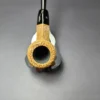 Pioneer Rusticated Bulldog Estate Block Meerschaum Pipe, American Estates - Image 6