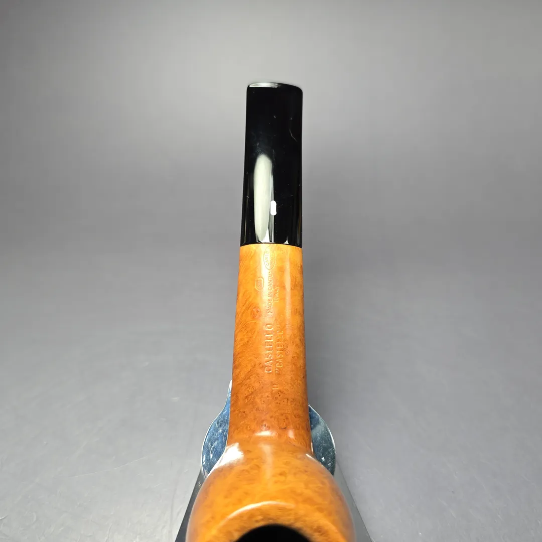 Castello "Castello" 2K Partially Rusticated Canadian Estate Briar Pipe, Italian Estates - Image 6