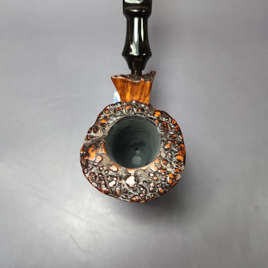 Preben Holm Rungsted Norseman XL Smooth Freehand Estate Briar Pipe, Unsmoked - Image 6